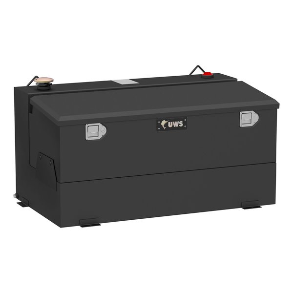 Uws UWS STEEL COMBO TRANSFER TANK 75 GALLON MATTE BLACK ST-75-COMBO-MB